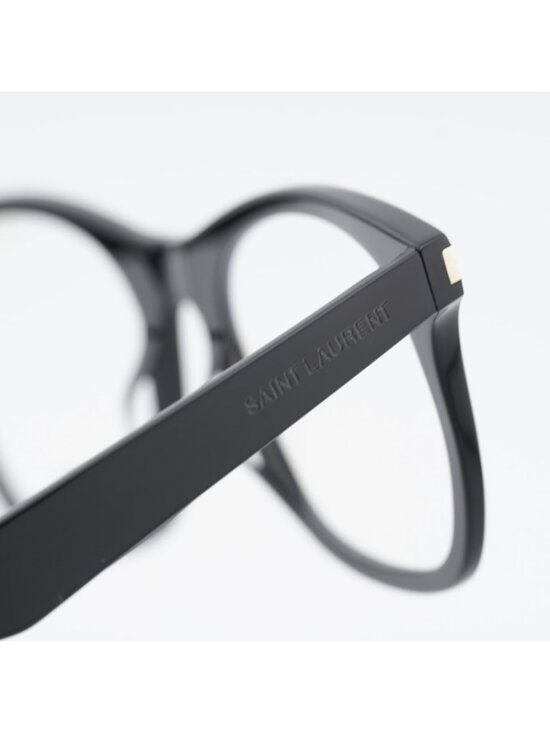 Saint Laurent SL286 SLIM 001 Eyeglasses Black 50mm Square Frame main image 10